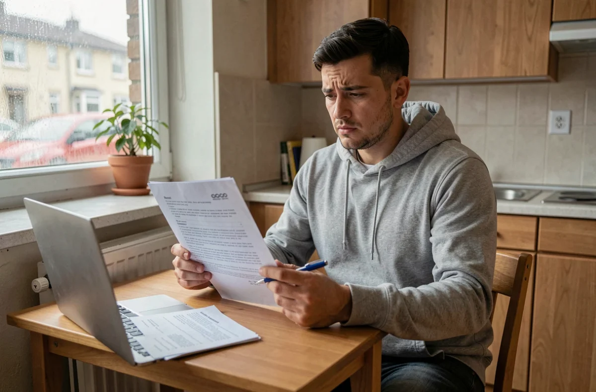 Homme étudiant seul des alternatives à la garantie Visale pour sa location dans son appartement